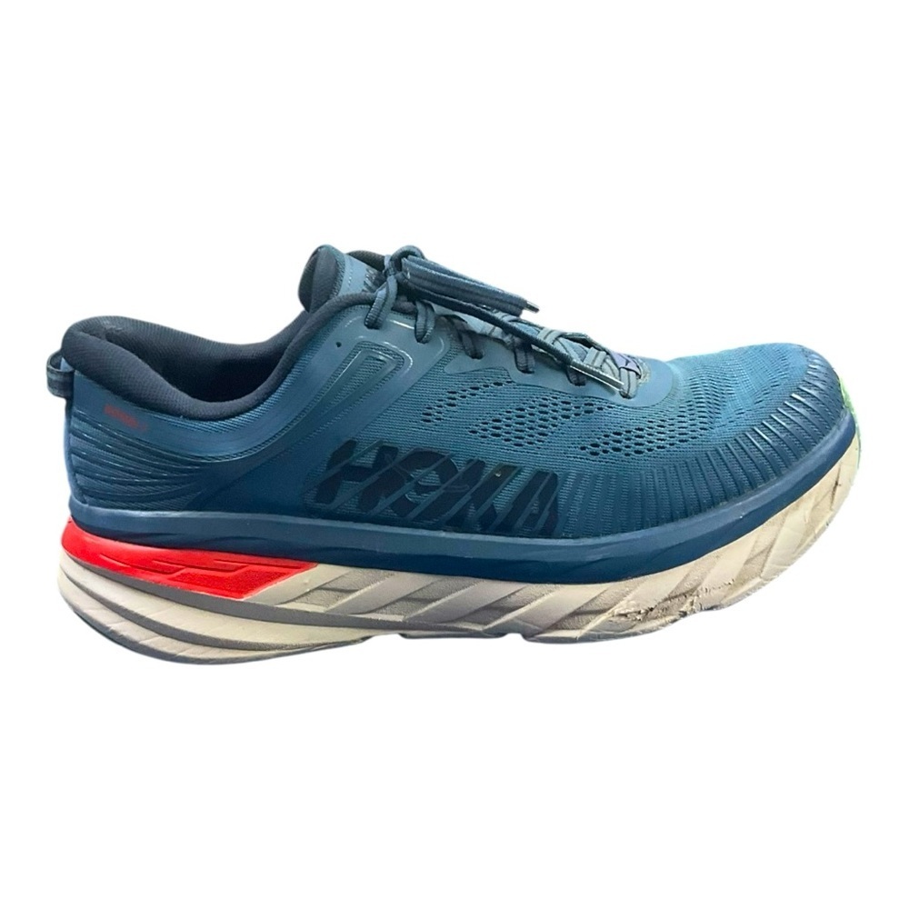 💥 HOKA One One Bondi 7 Real Teal Men’s Running Shoes Size 11 🏃♂️🔥
